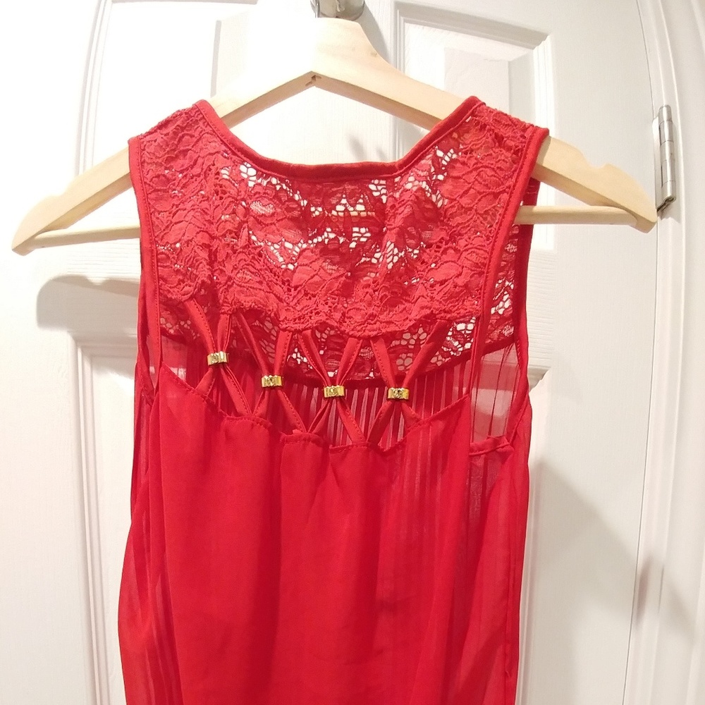 Red Reversible Top